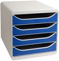 Produktbild: Big-Box Classic lichtgrau/blau Schubladenbox