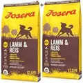 Produktbild: JOSERA Lamm & Reis (2 x 12,5 kg) Premium Trockenfutter für ausgewachsene Hunde