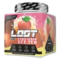 Produktbild: LOOT Game Booster | Konzentration, Ausdauer, Reaktionsfähigkeit | 50 Servings (400g) mit Koffein & 20 einzigartigen Inhaltsstoffen | Flow-State Formel | Pixel Peach Ice Tea