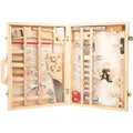 Produktbild: small foot Werkzeugkoffer Deluxe aus Holz, mit Zubehör, wie Hammer, Säge, Hobel uvm, ab 6 Jahren, 2241