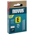 Produktbild: Novus-Tools Tackernägel J/25, 044-0091, Typ J, 25 mm verzinkte Stauchkopfnägel, 1000 Stück