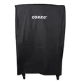 Produktbild: Cozze® Abdeckhaube für Outdoor-Tisch mit Pizzaofen 13/17 Zoll oder E200/E300/Plancha G-500 – 600D Oxford, UV-beständig, wetterfest, schwarz, 60x73x106 cm