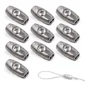 Produktbild: 10x EIFORM Drahtseilklemme zum Schrauben für Seile bis Ø3,0mm | Zinkdruckguss