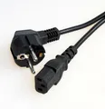 Produktbild: 1,5m Netz-Kabel Stromkabel Schutzkontakt-Stecker Kaltgeräte-Buchse PC Monitor