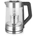Produktbild: Emerio WK-122730 Wasserkocher 1,7 l 2200 W Schwarz, Silber, Transparent