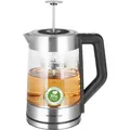 Produktbild: Emerio Teemaschine WK-122730, Tee- und Wasserkocher, silber, 2200 Watt, 14 Tassen
