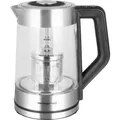 Produktbild: Emerio Teekocher WK-122730 2200 W Edelstahl Schwarz Glas mit - Wie Neu