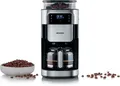 Produktbild: Severin Kaffeemaschine mit Mahlwerk KA 4813, 1,25l Kaffeekanne, Permanentfilter 1x4, Mahlgrad und Kaffeemenge einstellbar, Warmhalten: bis 60 Min., Timer