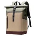 Produktbild: Inateck RollTop Rucksack 25L-30L für Uni Fahrrad Freizeit Job Sport Reisen, Radsport Rucksack Stylische Tagesrucksack mit 17 Zoll Laptopfach