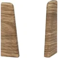 Produktbild: Kgm Endstücke Für Sockelleiste Mega Eiche Rustikal 20 X 58 Mm