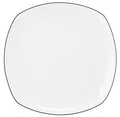 Produktbild: Seltmann Weiden Speiseteller Lido Black Line, (1 St), Teller eckig 26 cm