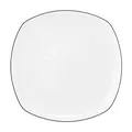 Produktbild: SELTMANN WEIDEN Speiseteller rechteckig - Durchmesser: 26,2 cm - Höhe: 3,1 cm - Lido - Form: Quadratisch - 10826 Weiß - Black Line