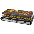 Produktbild: Clatronic Raclette-Grill RG 3757, für 8 Personen, 1400 Watt, mit gerillter Grillplatte