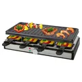 Produktbild: Clatronic RG 3757 Raclette-Grill, 1200-1400 W, 8 Pfännchen, schwarz (263946)