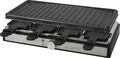 Produktbild: Clatronic Raclette RG3757 8-Pfännchen 1400W Grillfläche 42×21cm