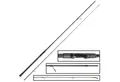 Produktbild: Zeck Fishing Spinnrute Zeck All Black Rute 2,40m 40g - Spinnrute