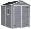 Produktbild: Keter Manor 6x8DD Gartenhaus wetterfest 7.6m³, Kunststoff, Außenmaße: BxTxH:185 x 236 x 227 cm