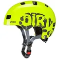 Produktbild: Uvex Kinderfahrradhelm Kid 3 Dirtbike lime-grey (neon yellow) gelb 51-55cm