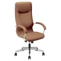 Produktbild: Nowy Styl Chefsessel Nova Steel Leder braun, Gestell alu
