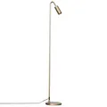 Produktbild: Stehlampe Metall GU10 146 cm klein in Gold Retro Design Stehleuchte Wohnzimmer