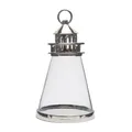 Produktbild: Rivièra Maison - RM Lighthouse Lantaarn, S30 - Silber, A39 - Aluminium, Glas, MDF, Höhe 36 cm