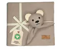 Produktbild: Babydecke DIKOS® Babydecke SCHMUSE-Bär Baby Geschenk Mädchen Junge Geschenkset, DIKOS, Geschenk zur Geburt, PREMIUM Qualität, 100 % BIO Baumwolle, nachhaltig
