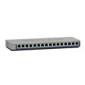 Produktbild: NETGEAR 16-Port Gigabit Ethernet Unmanaged Switch (GS116): Desktop- oder Wandbefestigung und eingeschränkte Garantie über die gesamte Nutzungsdauer