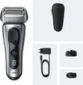 Produktbild: Braun Series 8 8617s Rasierer silber/schwarz Nass/Trocken Akku Herren