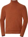 Produktbild: Otto Kern Pullover Herren, Rollkragenpullover aus 100% Baumwolle, Strickpullover, Pulli Herren mit luxuriöser Reiskorn-Optik, zeitlos & hochwertig, Terrakotta, Gr. L