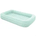 Produktbild: INTEX KidzTravel Luftbett Kinder 3-6 Jahre 71×132×10 cm Mintgrün Sternmotiv