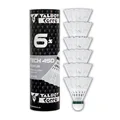 Produktbild: TALBOT TORRO Tech 450 Slow Badminton-Federbälle, 6 Stück, Weiß