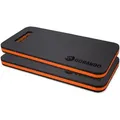 Produktbild: Premium Kniekissen für Garten Haus Werkstatt 44x22cm orange 2er Set
