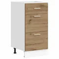 Produktbild: vidaXL Unterschrank Lyon Artisan-Eiche 40x46x81,5 cm Holzwerkstoff