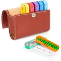 Produktbild: Tablettenbox 7 Tage Pillenbox 4 Fächer Reisefreundlich Medikamentenbox
