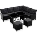 Produktbild: Juskys Gartenlounge Manacor (Dunkelgrau)