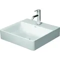 Produktbild: Duravit DuraSquare Waschtisch, 50x47cm, ohne Hahnloch, ohne Überlauf, von unten glasiert, 23535000701, Farbe: Weiß mit Wondergliss