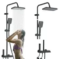 Produktbild: LED Duschsystem Regendusche Mischbatterie Duscharmatur Duschset mit Handbrause
