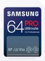 Produktbild: Samsung PRO Ultimate MB-SY64S - Flash-Speicherkarte - 64GB - Video Class V30 / UHS-I U3 - SDXC UHS-I - weiß (MB-SY64S/WW)