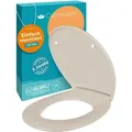 Produktbild: Calmwaters® Premium WC Sitz einfache Montage, Toilettendeckel bis 250 kg, Made in EU, antibakterieller Duroplast, doppelte Absenkautomatik, 2 Montage