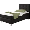 Produktbild: Boxspringbett - schwarz - H3 - 90x200 cm