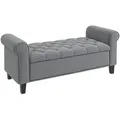 Produktbild: Homcom Truhenbank, Grau, Kunststoff, 48.5x57x126 cm, Esszimmer, Bänke, Sitzbänke