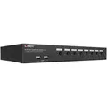 Produktbild: 8 Port DisplayPort 1.2 & USB 2.0 KVM Switch, KVM-Switch schwarz