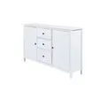 Produktbild: Sideboard aus Massivholz  ¦ weiß ¦ Maße (cm): B: 160 H: 96 T: 45.0