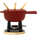 Produktbild: osoltus Fondue Käsefondue Gusseisen Matt Rot NEUHEIT