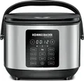 Produktbild: ROMMELSBACHER Reiskocher MRK 650 | 3L Multi-Reiskocher | 12 Programme | PFAS-frei | Dampfgaren | Timer | Edelstahl