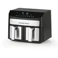 Produktbild: GOURMETmaxx Doppelkammer-Heißluftfritteuse -  7 l - max. 2400 W