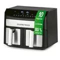 Produktbild: GOURMETmaxx Heißluftfritteuse Doppelkammer Dual Airfryer Heißluft Fritteuse