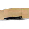 Produktbild: Berbel Glassline BEH 60 GL - 1070094 Flachschirmhaube 60 cm Schwarz