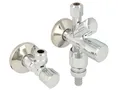 Produktbild: Schell Anschluss-Set Doppelpack COMFORT Eckventil plus Kombieckventil 1/2 Zoll