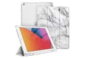 Produktbild: Fintie Tablet-Hülle für iPad 9. Gen 2021/8. Gen 2020/7. Gen 2019 10.2 Zoll mit Stifthalter, ultradünne leichte Case mit transparenter Rückseite & Auto Schlaf/Wach